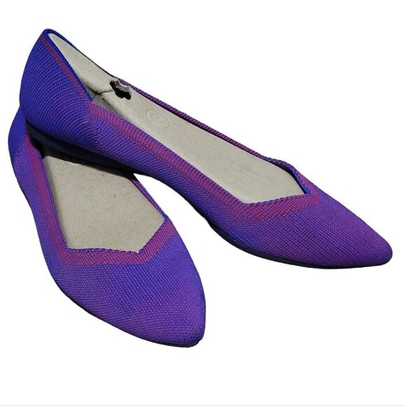 Rothy's The Point purple ombre flat - Picture 1 of 13